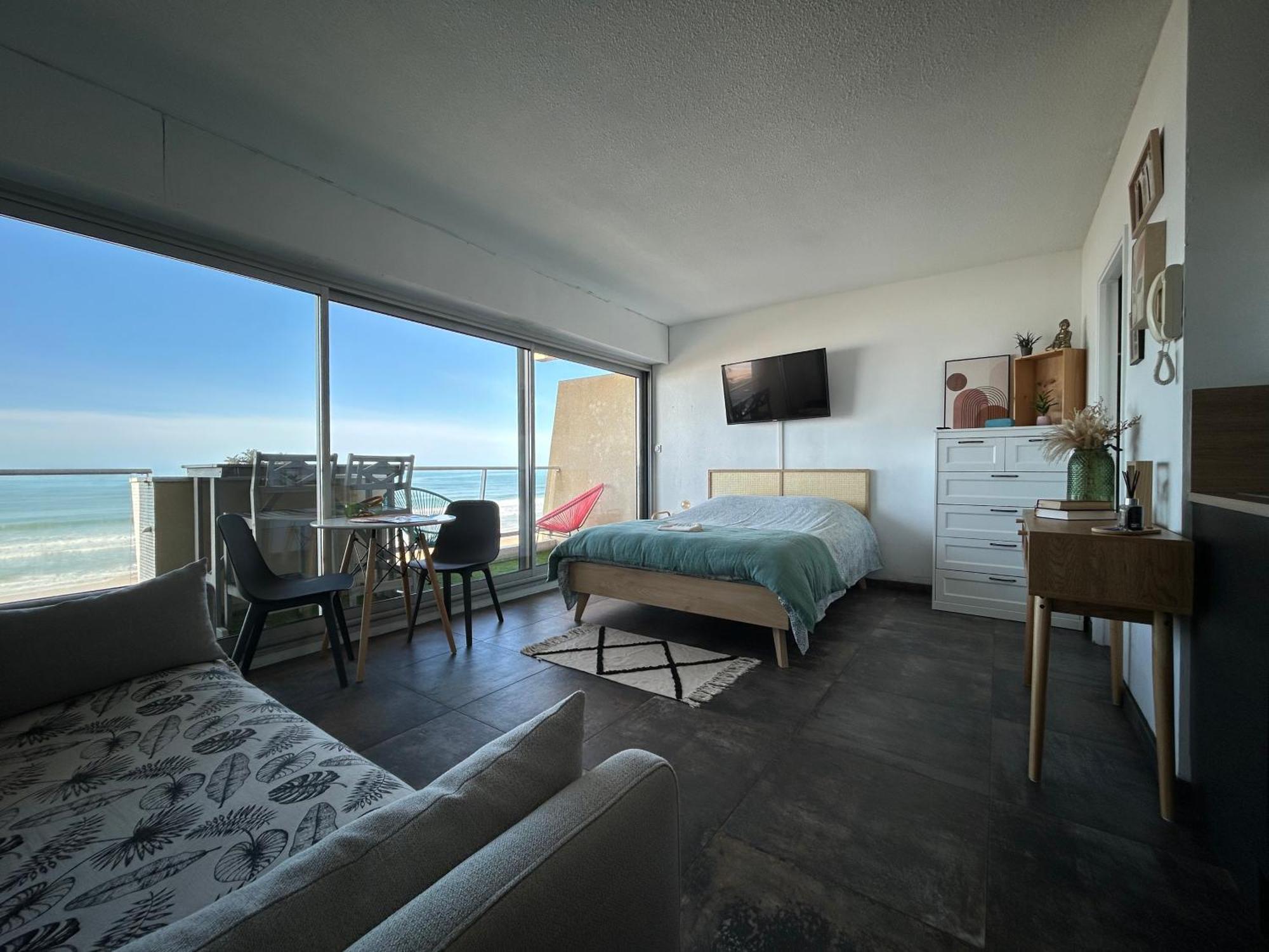 Superbe Vue A 180° Sur L'Ocean Apartamento Lacanau Exterior foto