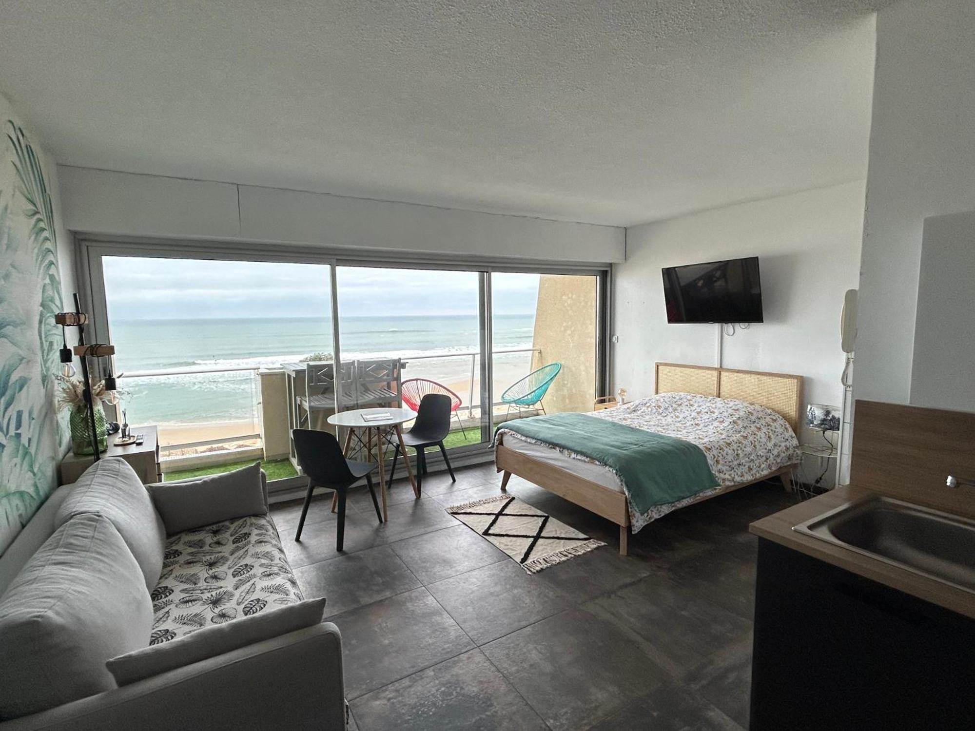 Superbe Vue A 180° Sur L'Ocean Apartamento Lacanau Exterior foto